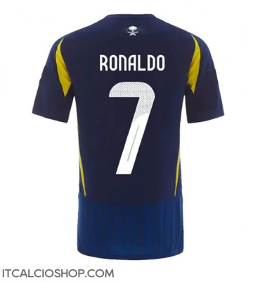 Al-Nassr Cristiano Ronaldo #7 Seconda Maglia 2024-25 Manica Corta